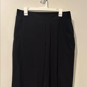 Athleta Black Lightweight Straight Leg Pants Travel Hike Athletic Plus Size 14P